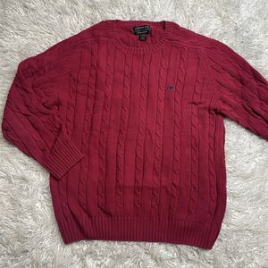 Vintage Alexander Julian Colours Red Sweater Size XL 100% Cotton